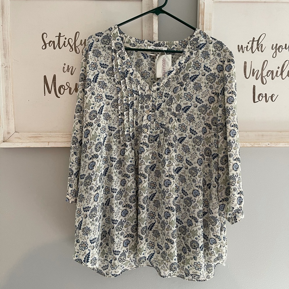 Rose & Olive top